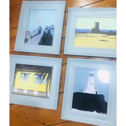 Prints of four Jersey icons Image