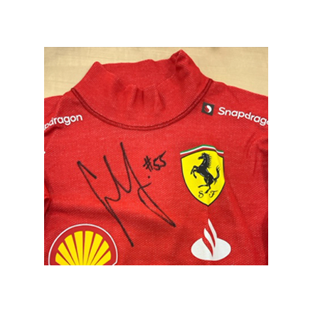 Carlos Sainz Ferrari F1 undervest Image